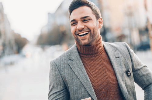 man taking a walk practicing micro habits